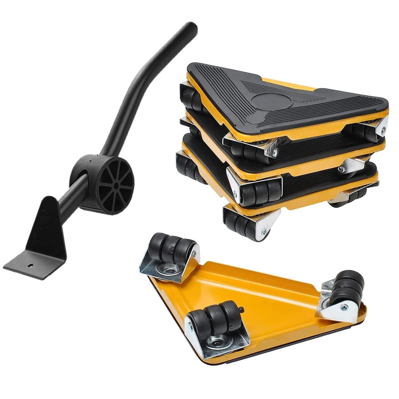 Furniture Moving Tool 3 Wheels Furniture Dolly for Moving with Heavy Duty Furniture Lifter, Mover Tool Set Transport Lifter for Furniture, Appliance