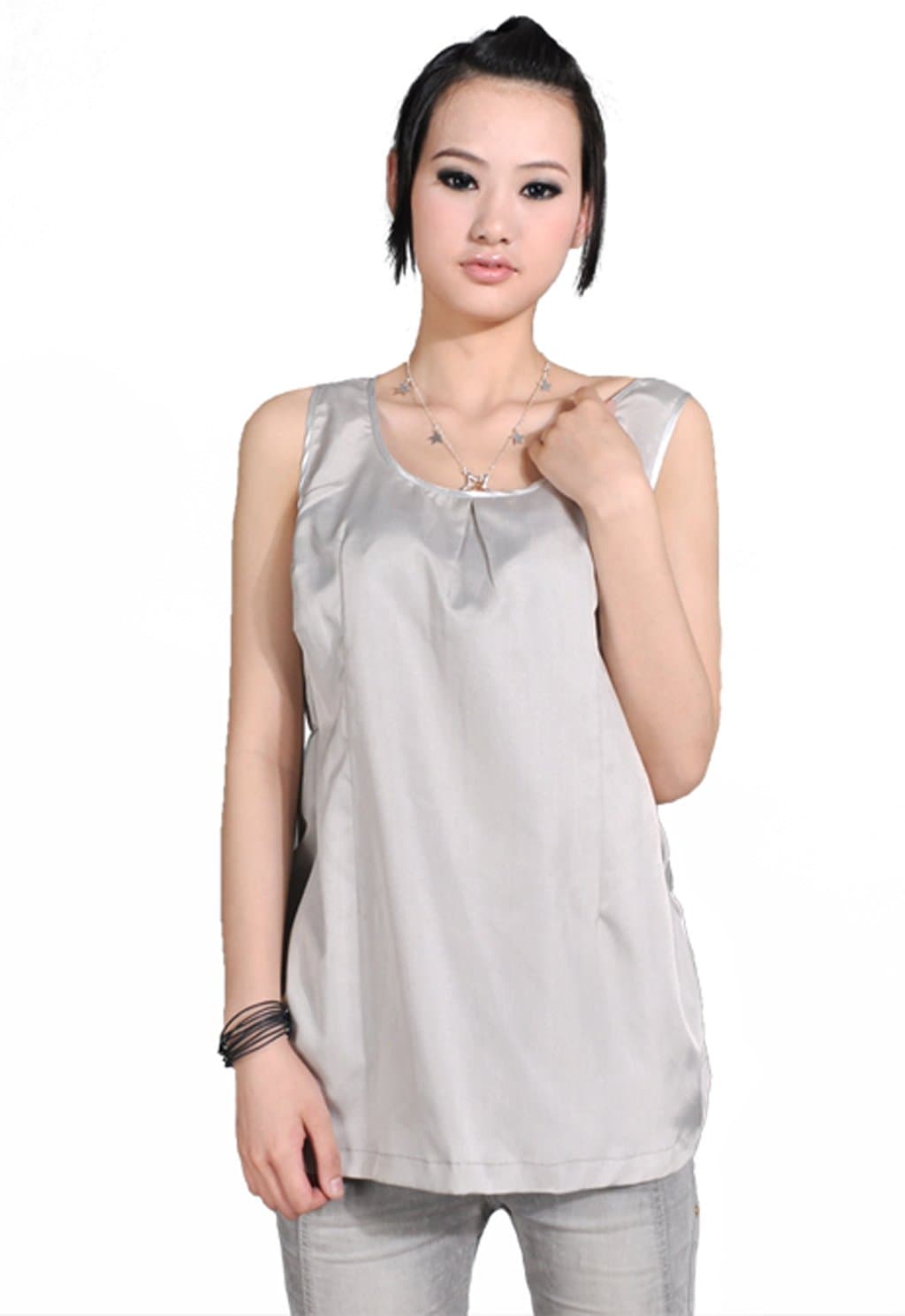 OURSURE Maternity Tank Top Cami Clothes Anti Radiation Protection Shield Baby 8928090 Silver