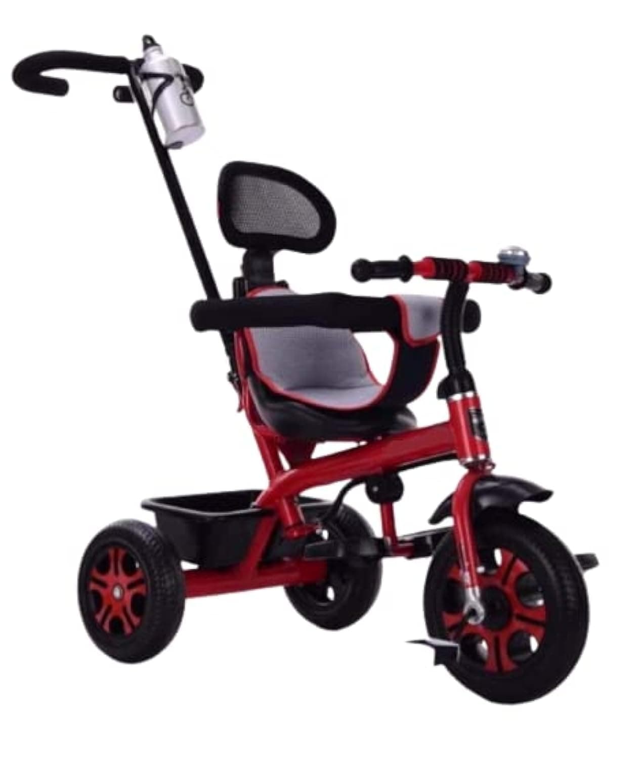 Ntech Baby tricycle Age 3 8 Years Are batteries needed to power the product or is this product a battery : No- Red Unisex