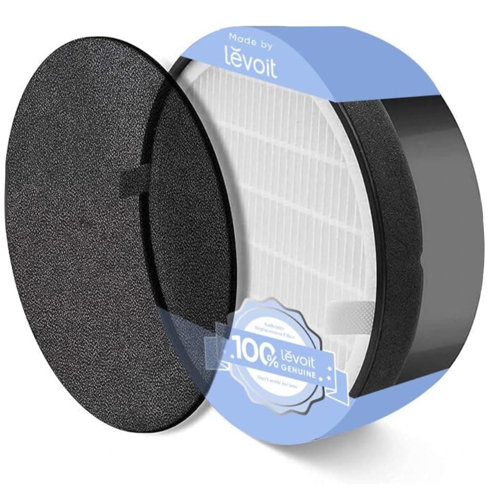 LV-H132 Air Purifier Genuine Replacement Filter, AHAM VERIFIDE, High-Efficiency Activated Carbon for Removal of Smoke, Odor, Allergens, Pollen, LV-H132-RF, 1 Pack