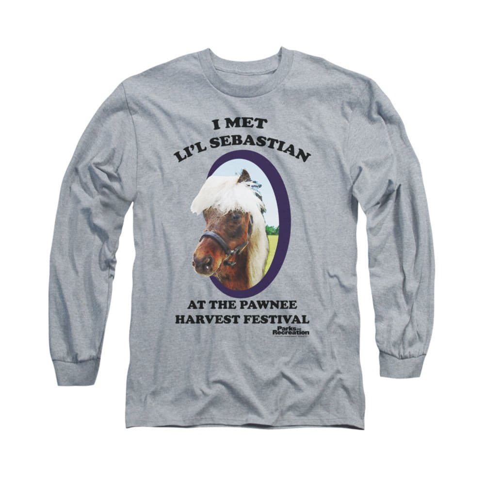 Parks And Recreation Comedy TV Series Li'L Sebastian Adult Long Sleeve T-Shirt