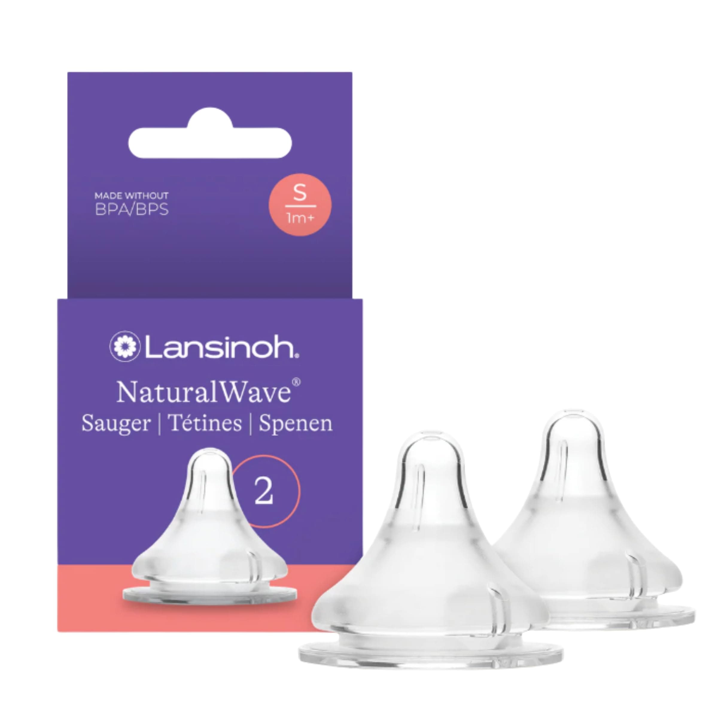 Lansinoh Natural Wave TM Slow Flow Teats