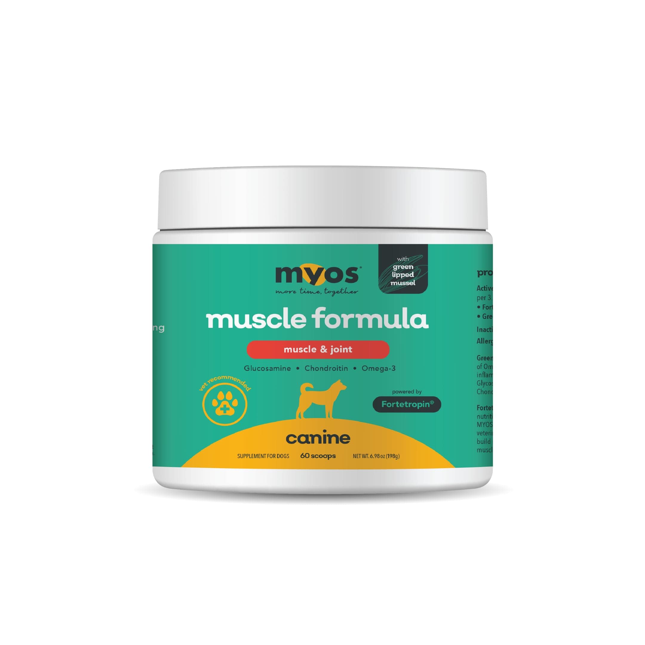 MYOS Muscle & Joint Powered by Fortetropin with Green Lipped Mussel (198 gr)