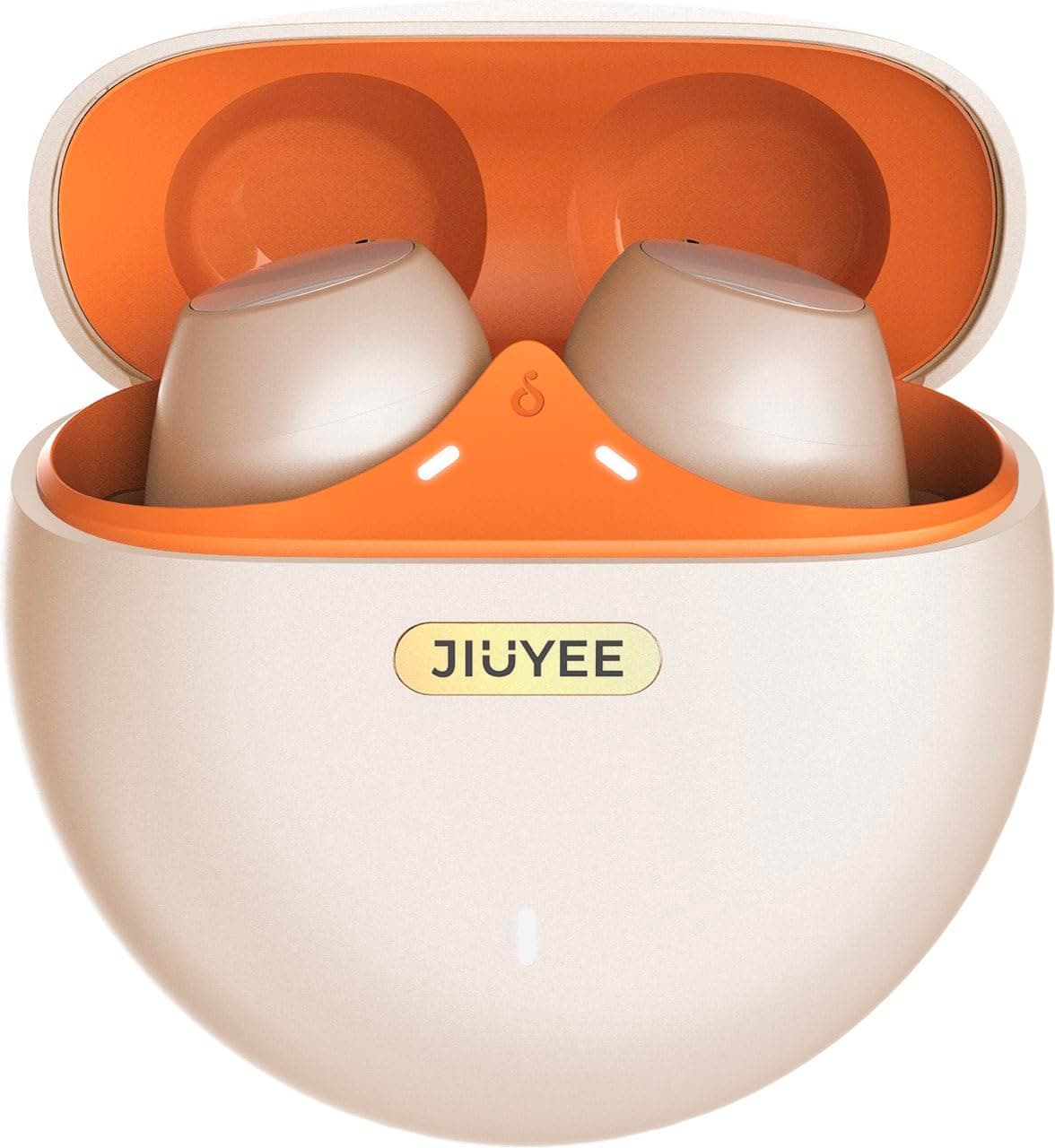 Hearing Aids for Seniors Rechargeable with Noise Cancelling - Bluetooth OTC 24 Channel Hearing Amplifier - Smart Fitting & Invisible Design - Charging Case - Mild to Moderate (Gold)