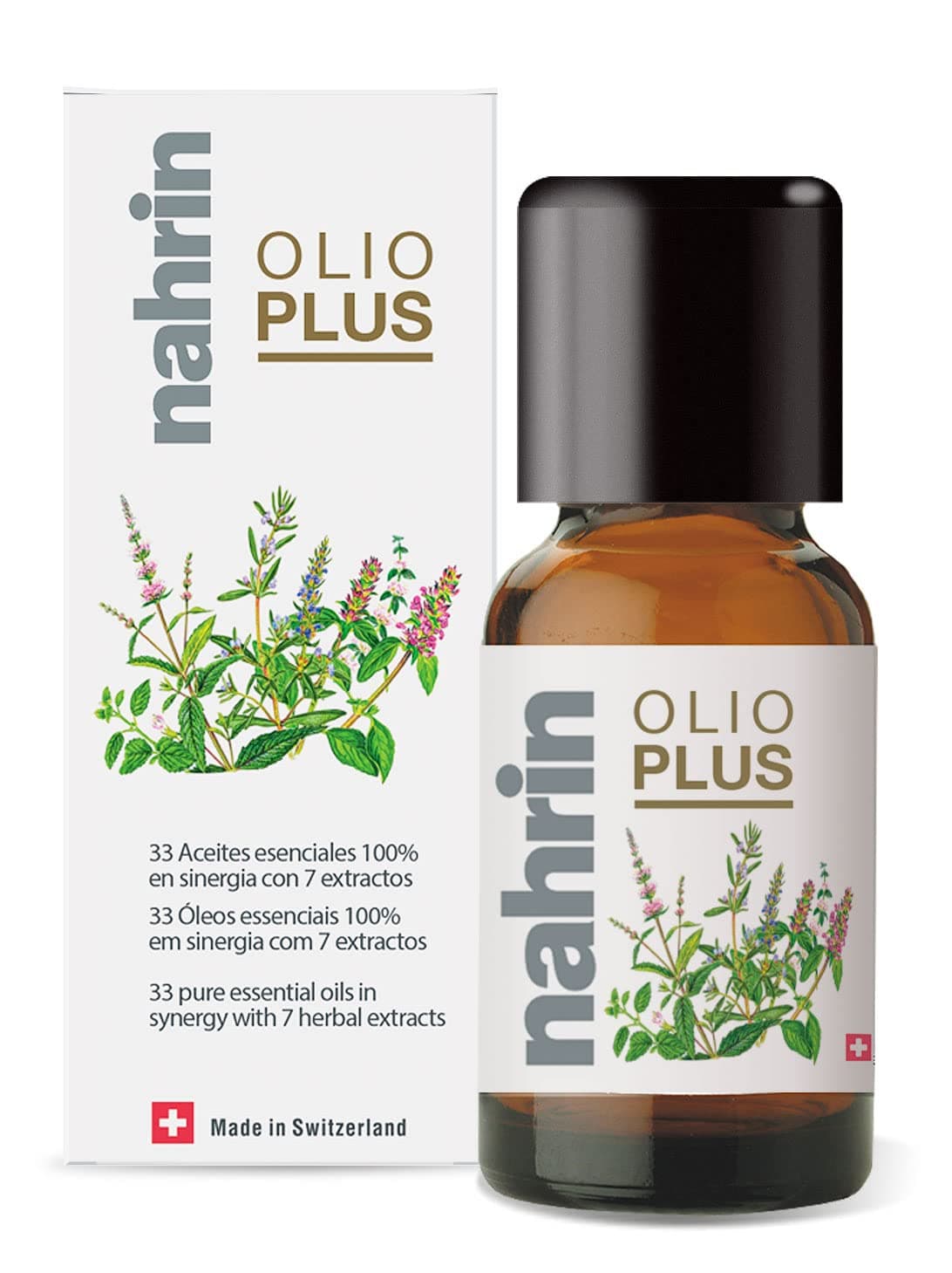 Nahrin Herbal Oil Plus 33+7 Travel Size (15ml)