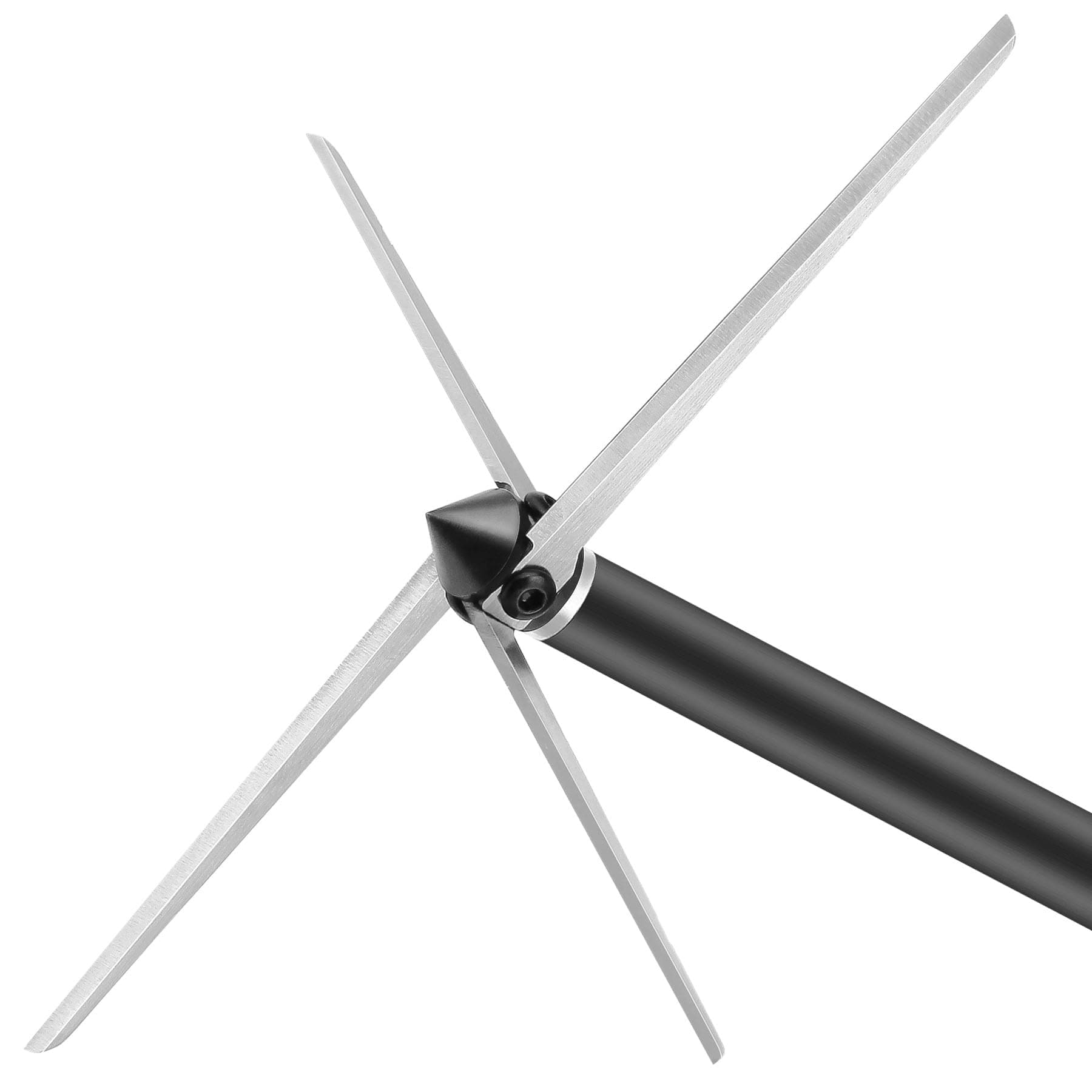 6 Pack Turkey Hunting Broadheads 125/150 Grain 4 Fixed Blade 4" Cutting Dia Hunting Broadheads 420 Stainless Steel Hunting Arrowhead for Compound Bow and Recurve Bow