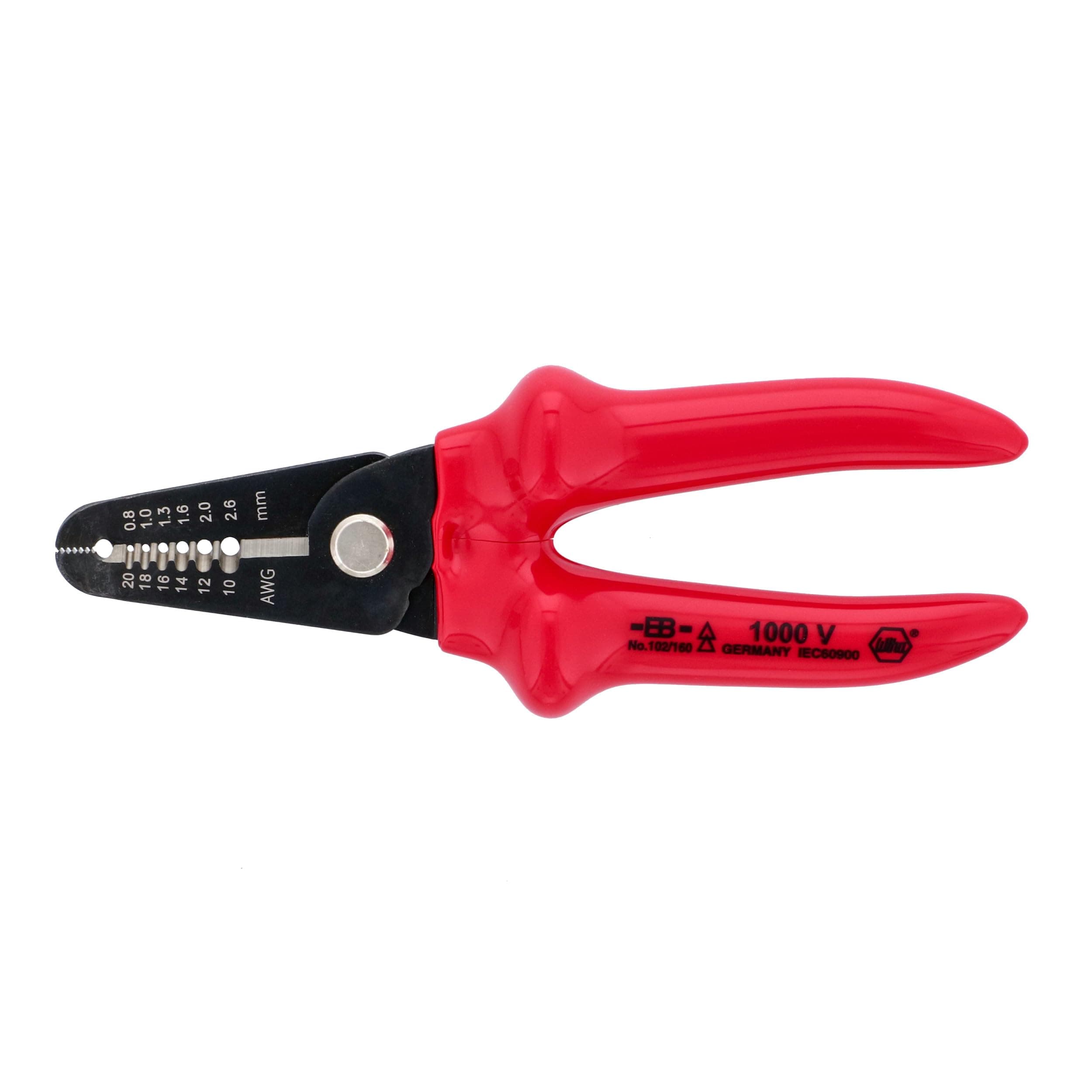 10250 Insulated Stripping Pliers, 10–20 AWG, Multi, One Size
