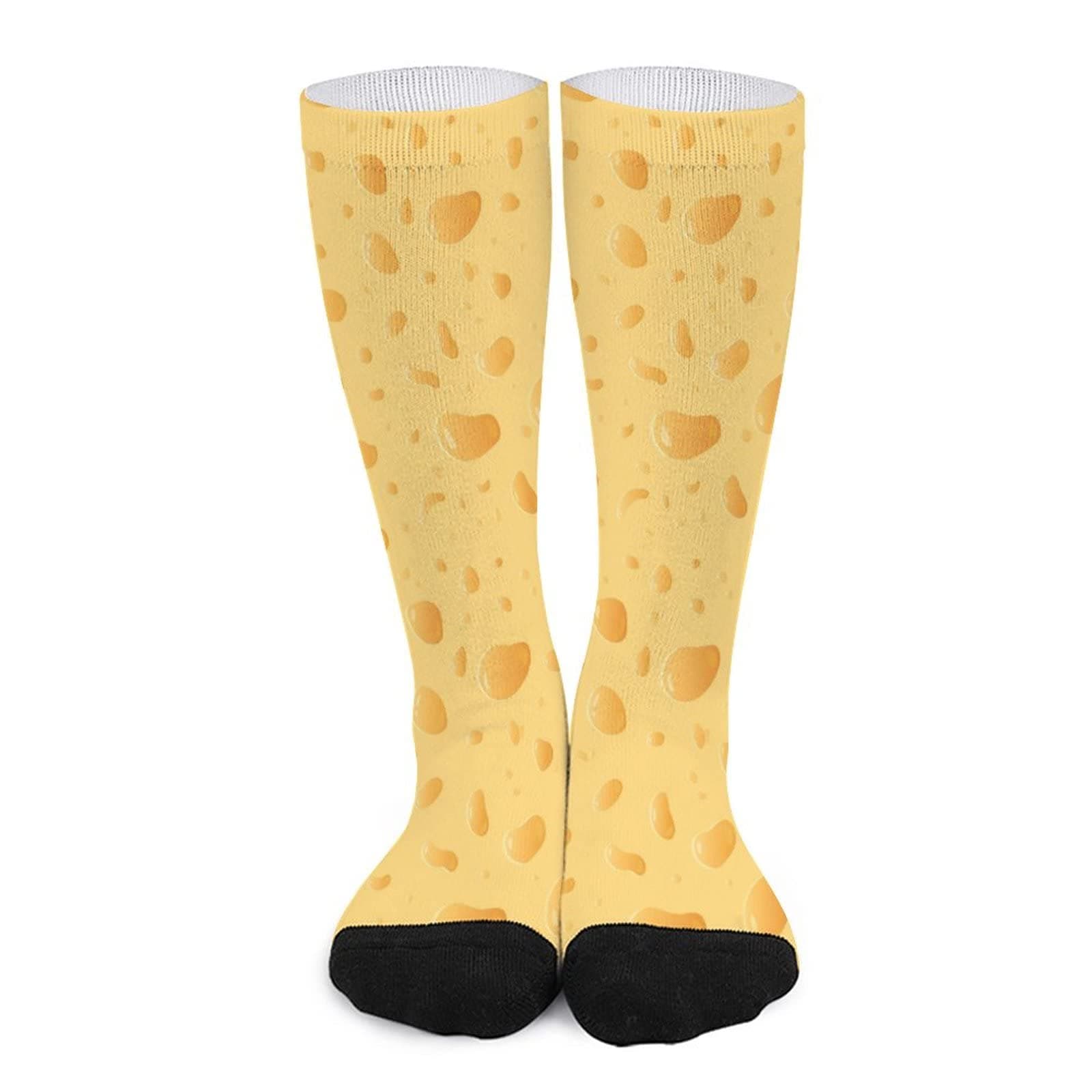 Chicken Nugget Crew Socks Novelty Gifts for Unisex Women Men Girl Boy