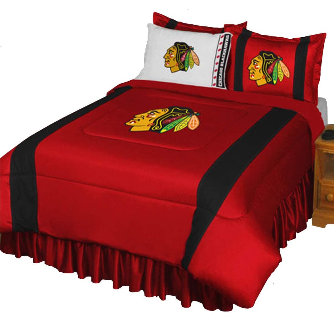 NHL Chicago Blackhawks Bedding Set Hockey Bed