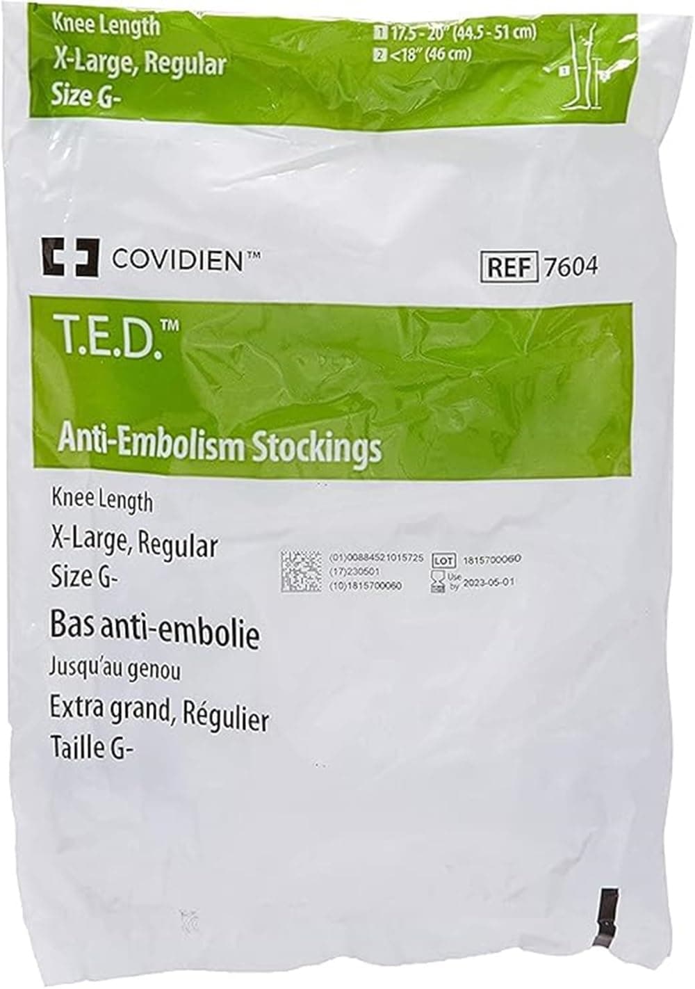 TED STOCKING KNEE XLG REGULAR (PR)