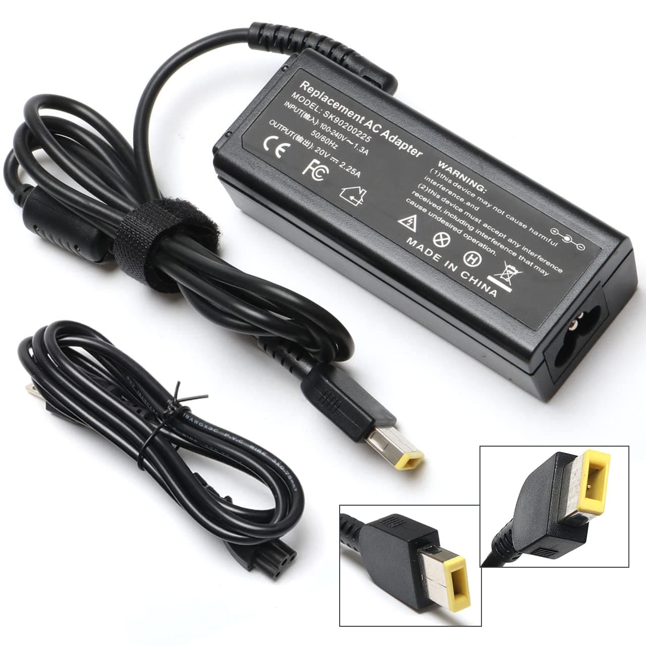 45W USB AC Adapter Supply Cord Laptop Charger for Lenovo ThinkPad Helix 11.6