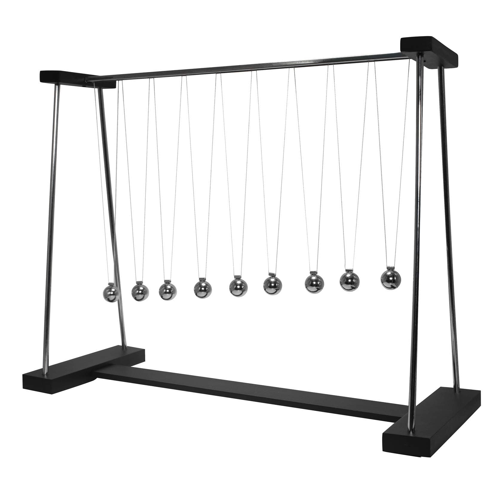 ScienceGeek DIY Pendulum Wave Classic 9 Steel Balls Newton's Cradle Balance Balls
