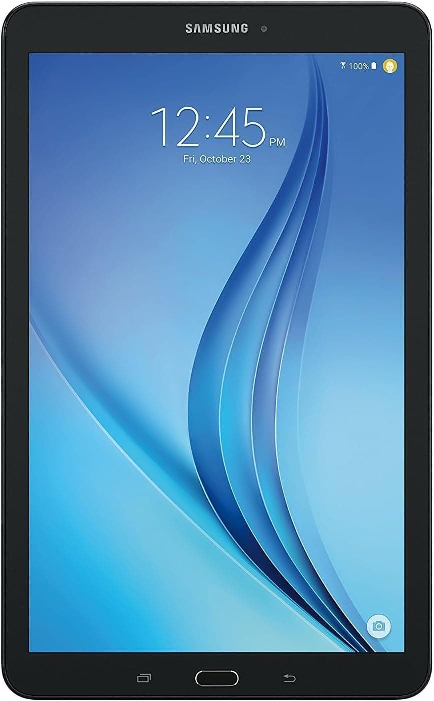 Samsung 2015 Tab E (9.6-inch, Wi-Fi, 16GB) Metallic Black (Verizon Branded) (Renewed)