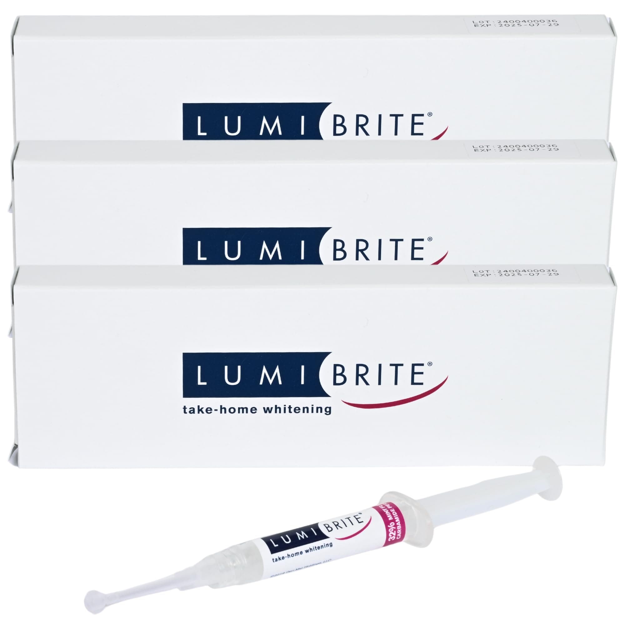Lumibrite Teeth Whitening Gel 32% 6 Syringe Pack Whitening Oral Care