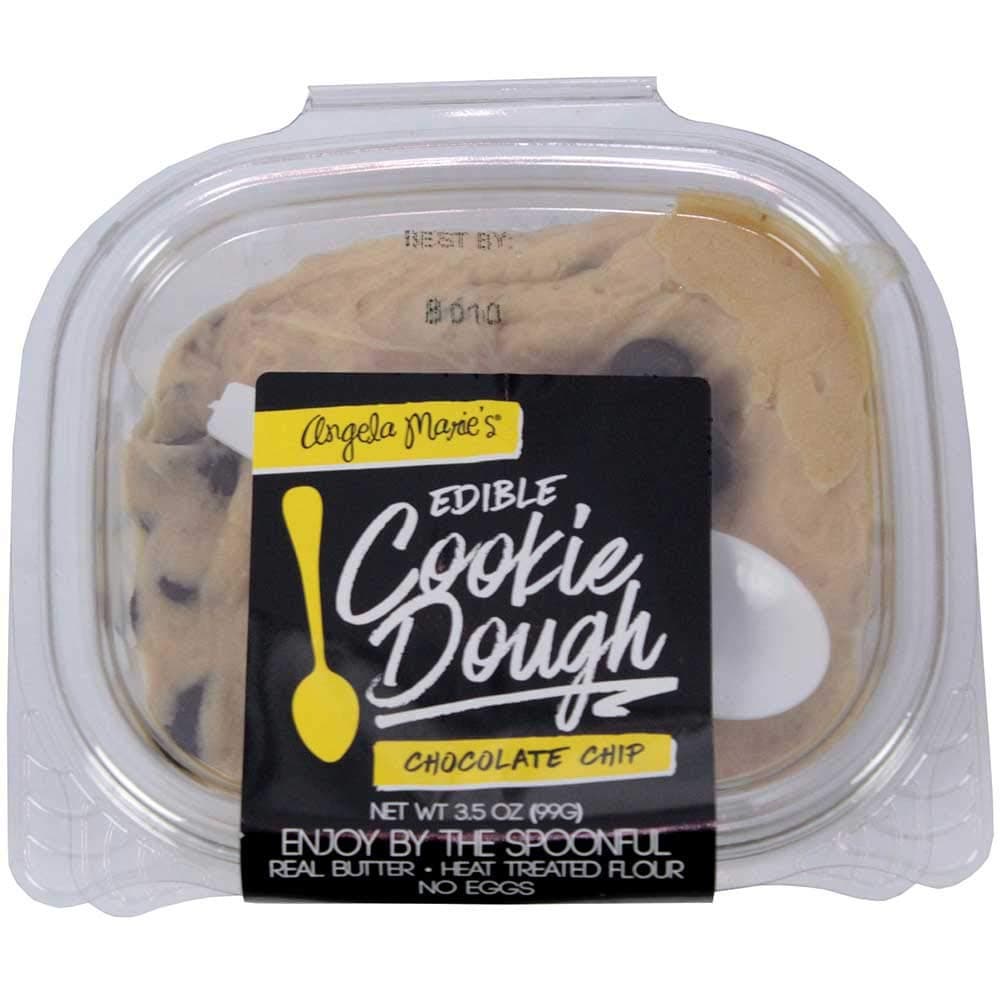 Angela Marie Chocolate Chip Edible Cookie Dough, 3.5 Ounce -- 16 per case.