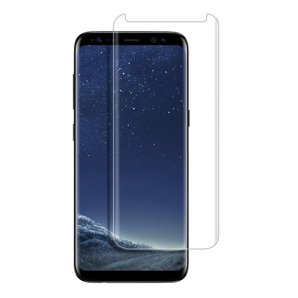 Galaxy S8 Plus Screen Protector, Monez Half Coverage Version [Case Friendly][Anti-Scratch] HD Clear Protective Film Screen Protector for Samsung Galaxy S8 Plus G955U 6.2" Screen (2017)