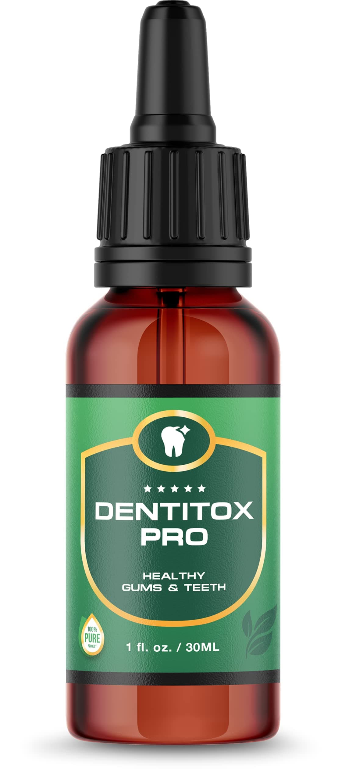 Dentitox Pro - Complete All-in-One Oral Care Drops for Healthy Teeth & Gums (1 fl oz)