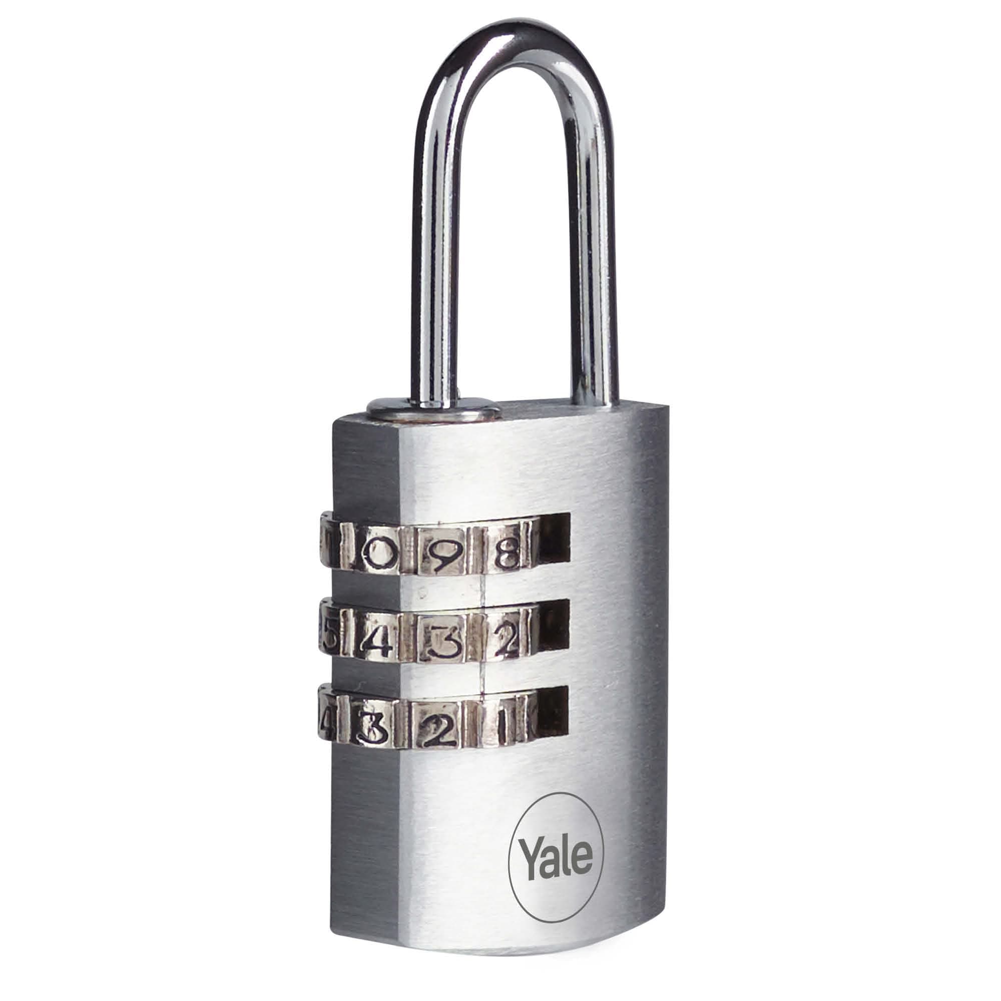 Y151B/22/120/1 Standard Security 22mm Brass 3 Digit Combination Padlock