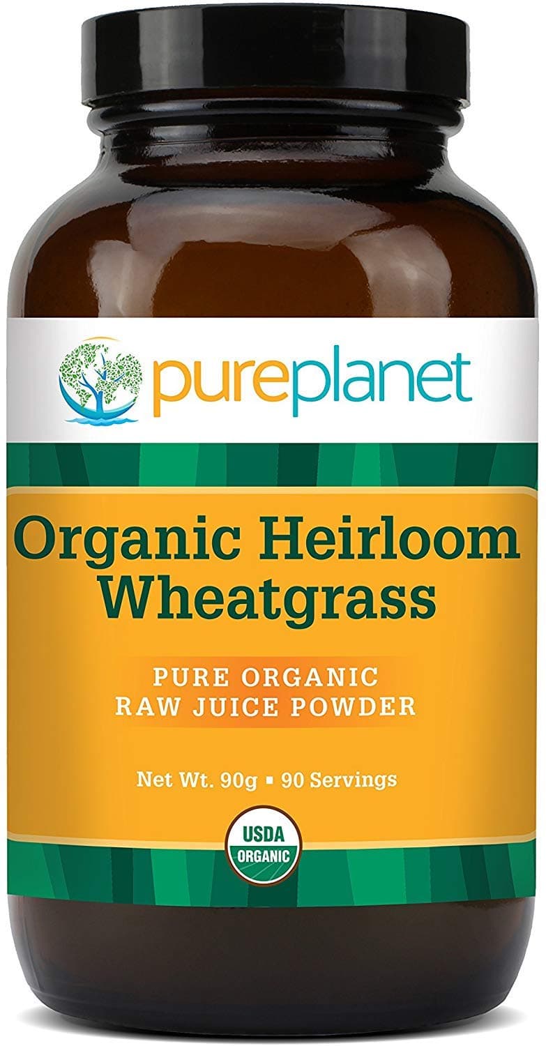 PURE PLANET Heirloom Wheatgrass Powder Organic, 90 Gram