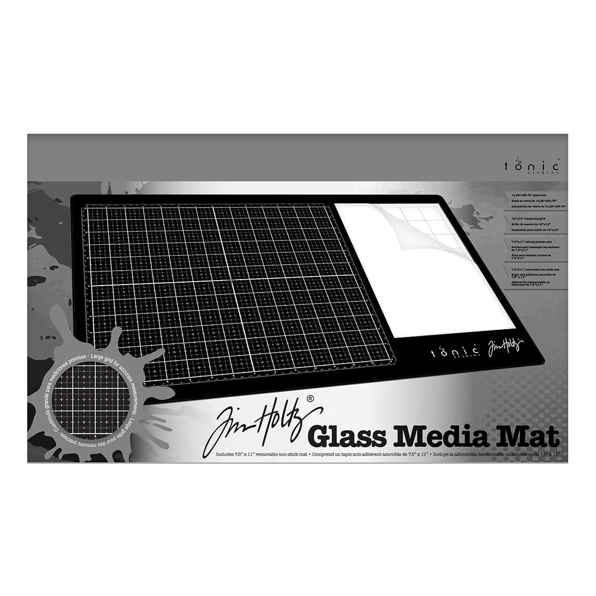 Large Glass Media Mat