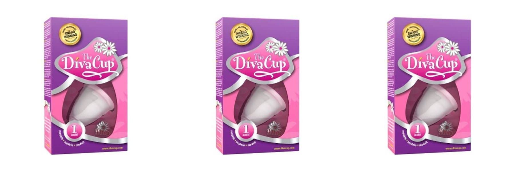 (3 PACK) - Diva Cup The Diva Cup - Model 1 | inleSingle | 3 PACK - SUPER SAVER - SAVE MONEY