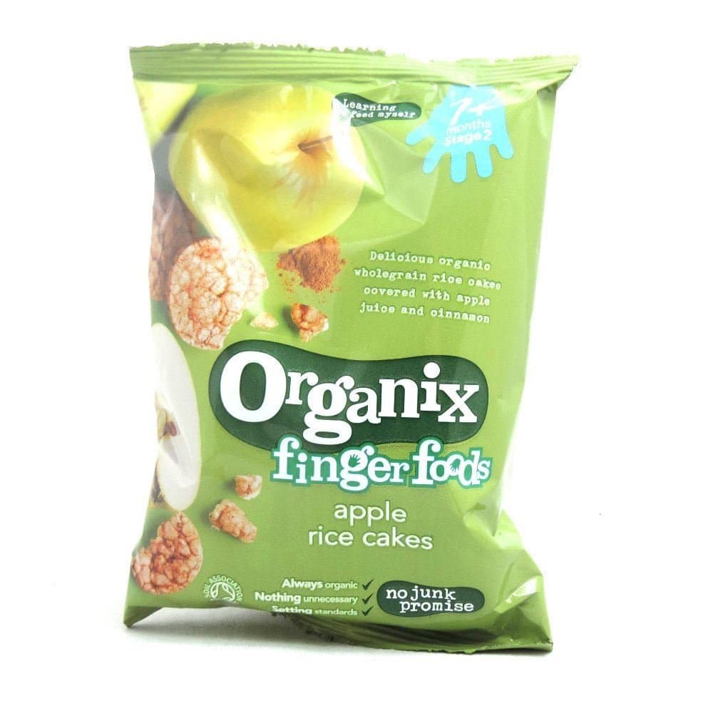 Organix Finger Foods Organic Apple Rice Cakes 50g