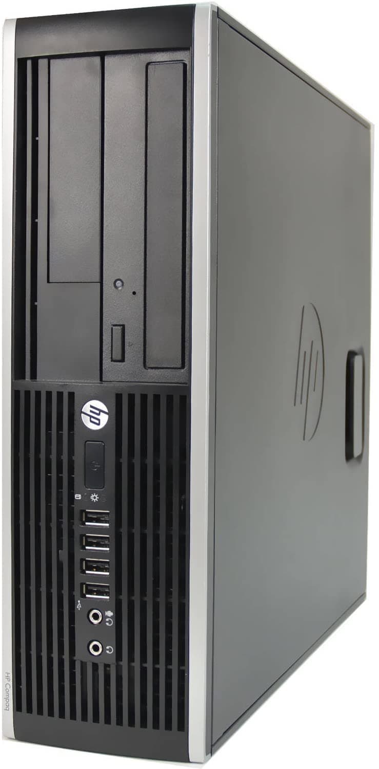 HP Compaq Elite 8200 SFF Intel Core i5-2500 3.30GHz 4GB 500GB 3.5 SATA3 HDD Intel HD Graphic Desktop PC Refurbished Window 10 Professional (Renewed)