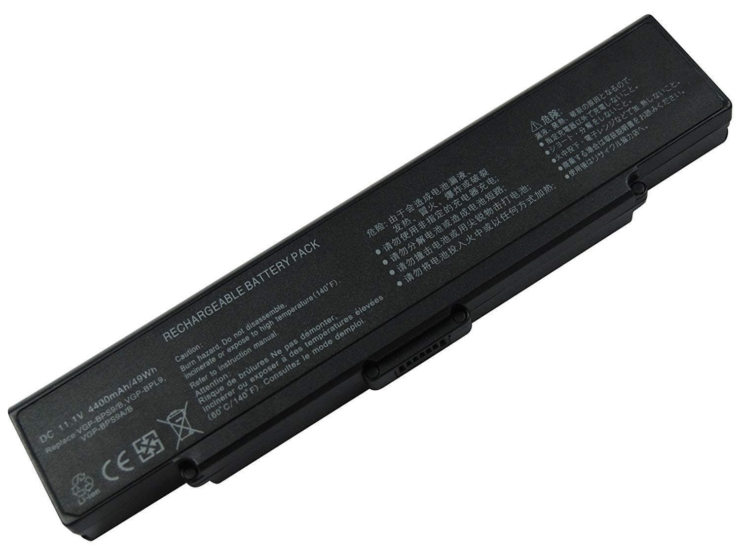 SellZone Replacement Laptop Battery for Sony VAIO VGP-BPL9 VGP-BPS9 VGP-BPS9/B
