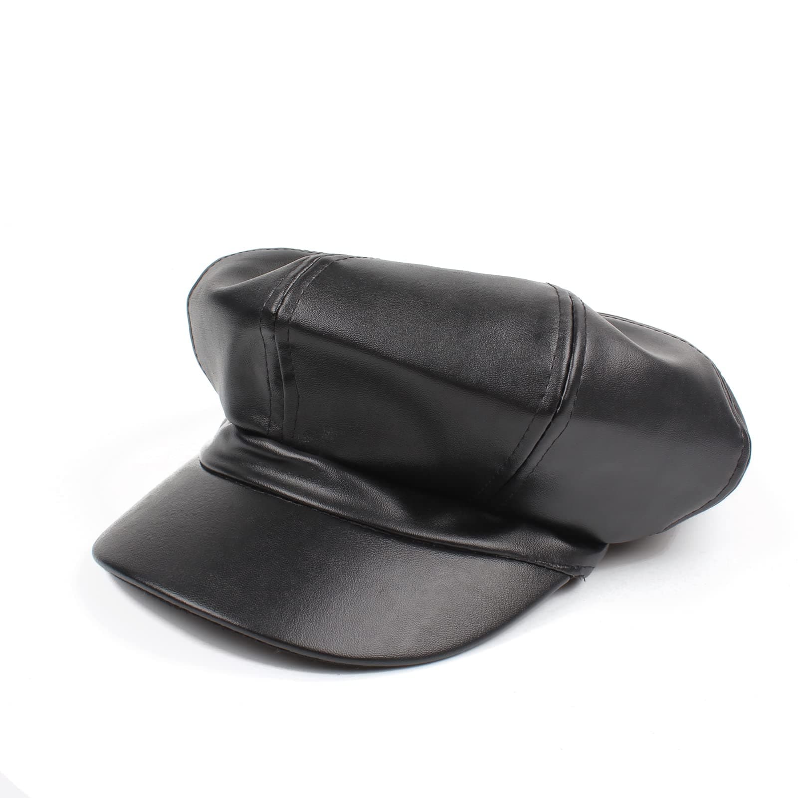 SIYWINA Womens Newsboy Cap Baker Boy Hats Winter Hats Black for Ladies