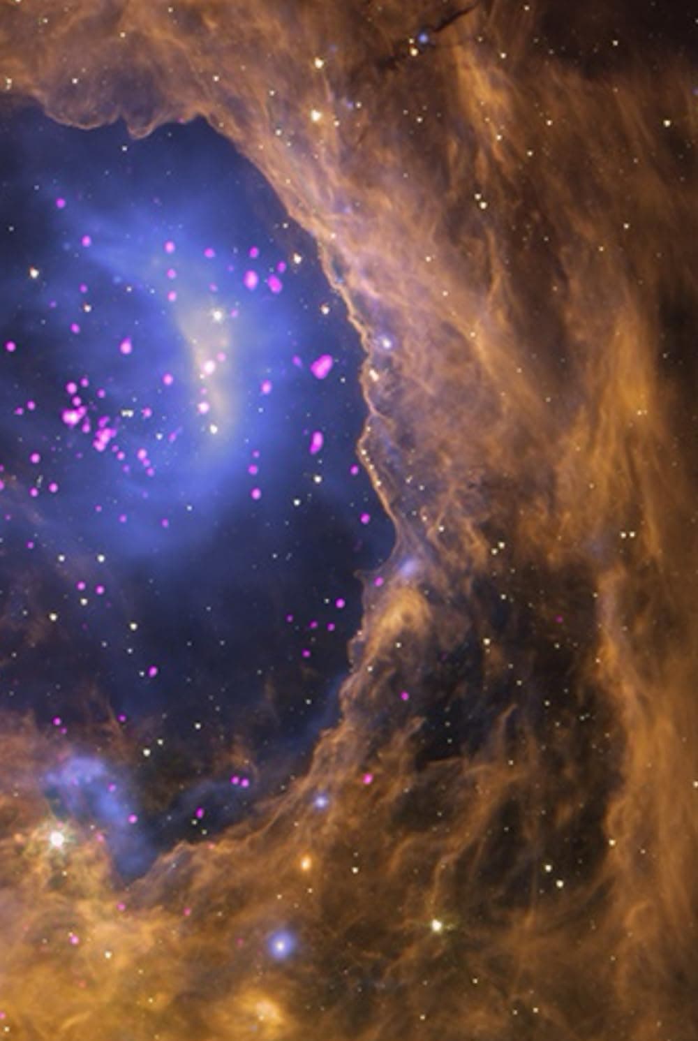 2025 Journal | NGC 3324 | Hardcover |: Monthly calendar | Daily page | A5 size