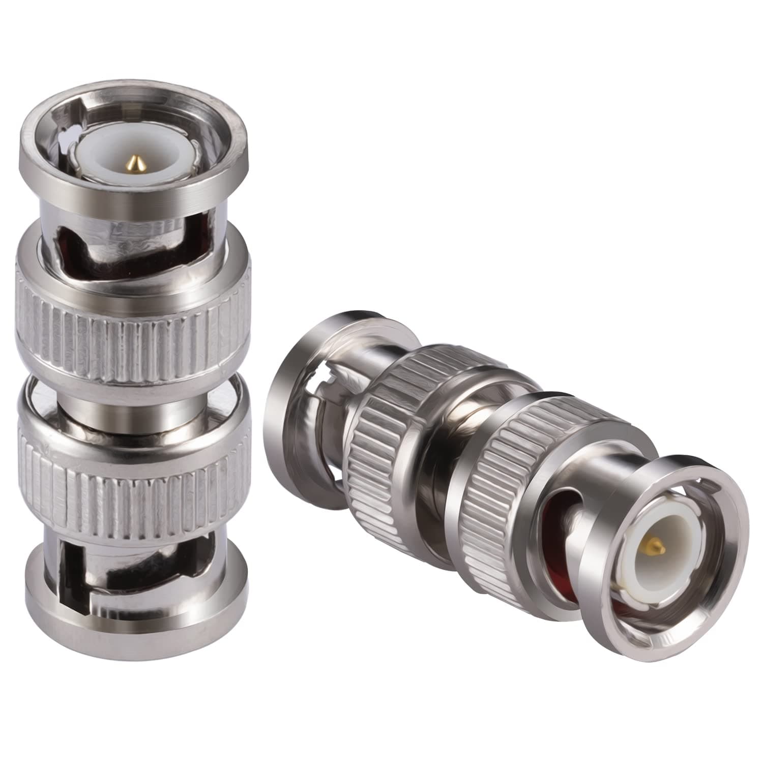 POBADY2PCS BNC Adapters BNC Male to BNC Male for CB Antenna BNC Aerial CB Aerial CB Antenna 4G Antenna Ham Radio HD Video HDTV