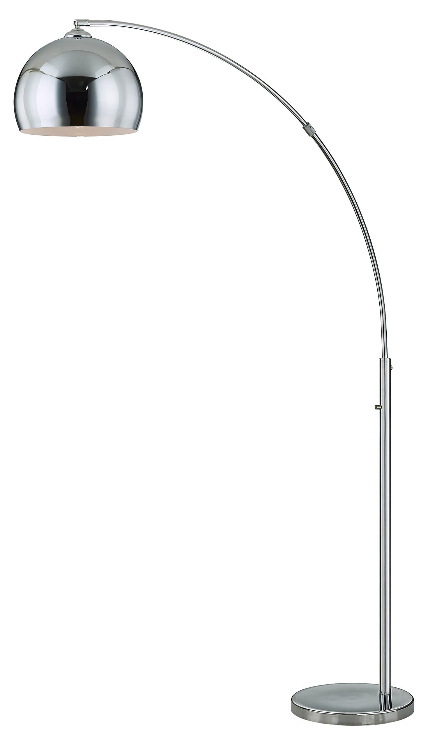 Artiva USA LED611108FC Alrigo Modern 80 inch Led Arch Floor Lamp with Dimmer, Chrome
