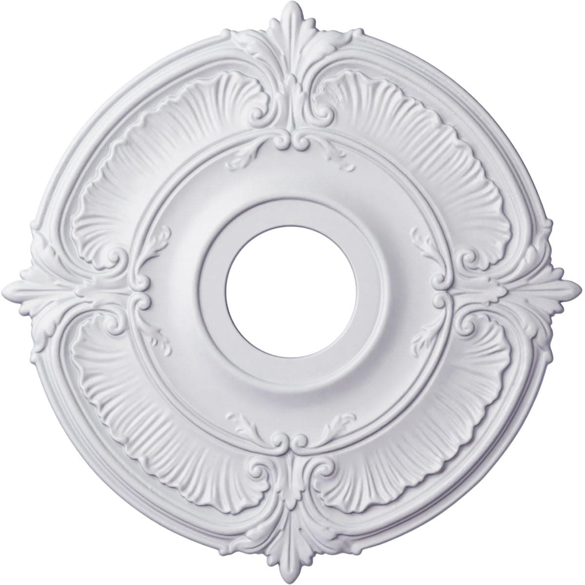 Ekena CM18AT 18" OD x 4" ID x 5/8" P Attica Ceiling Medallion (Fits Canopies up to 5"), Primed