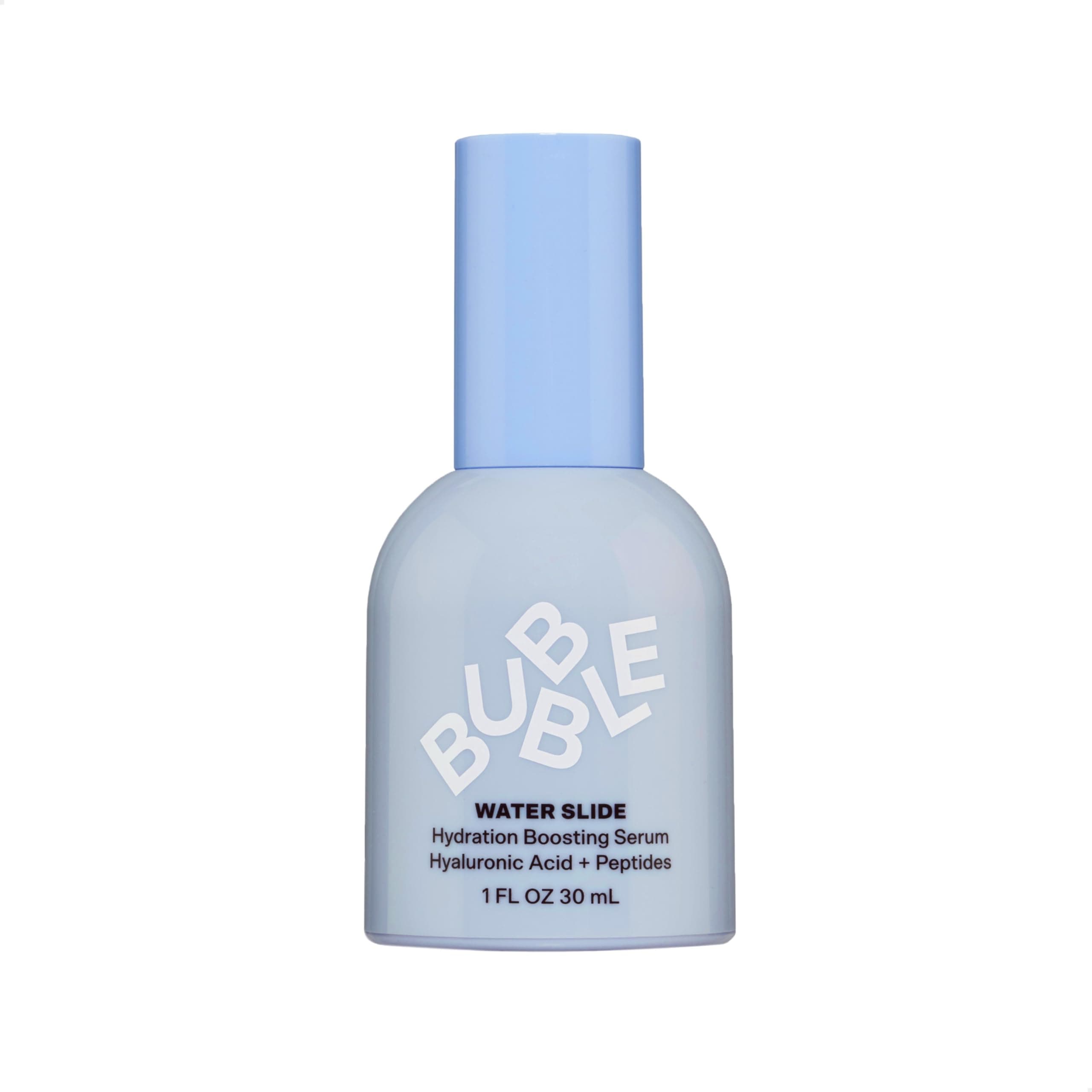 Bubble Skincare Water Slide Hyaluronic Acid Serum - Hydrating Face Serum for Skin Barrier Repair - Helps Reduce Signs of Redness & Revitalizes Dry Skin - Suitable for All Skin Types (30ml)