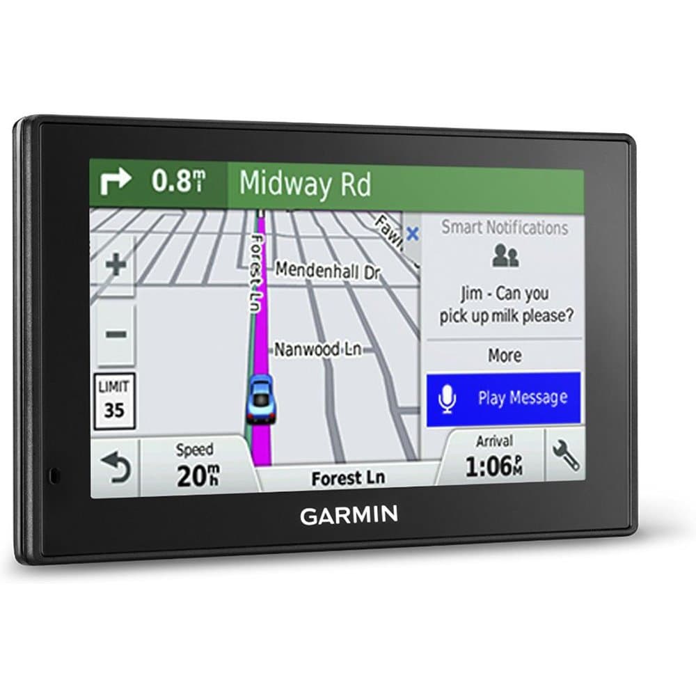 Garmin DriveSmart 50 NA LMT GPS Navigator System with Lifetime Maps and Traffic, Smart Notifications, Voice Activation, and Driver Alerts