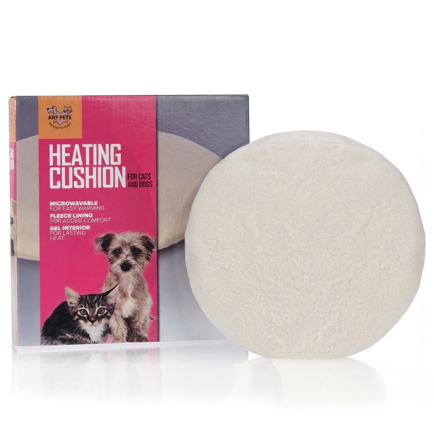 Microwavable Pet Heating Pad, Self Warming Cat Mat, Cozy Cover- Cushion is Included