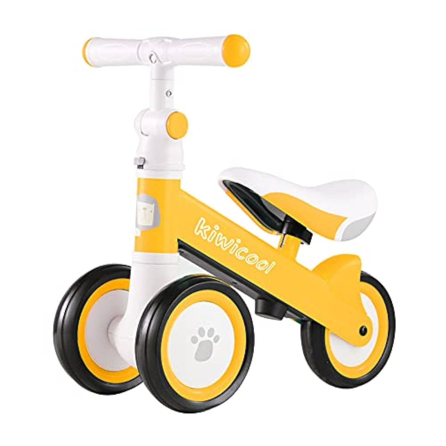 Upten Kiwicool Baby Balance Bike for 10-24 Months, Children Tricycle Toddlers Ride on Trike Toys for 1-2 Year Old First Gift for Growing Up for Boys Girls (Yellow)