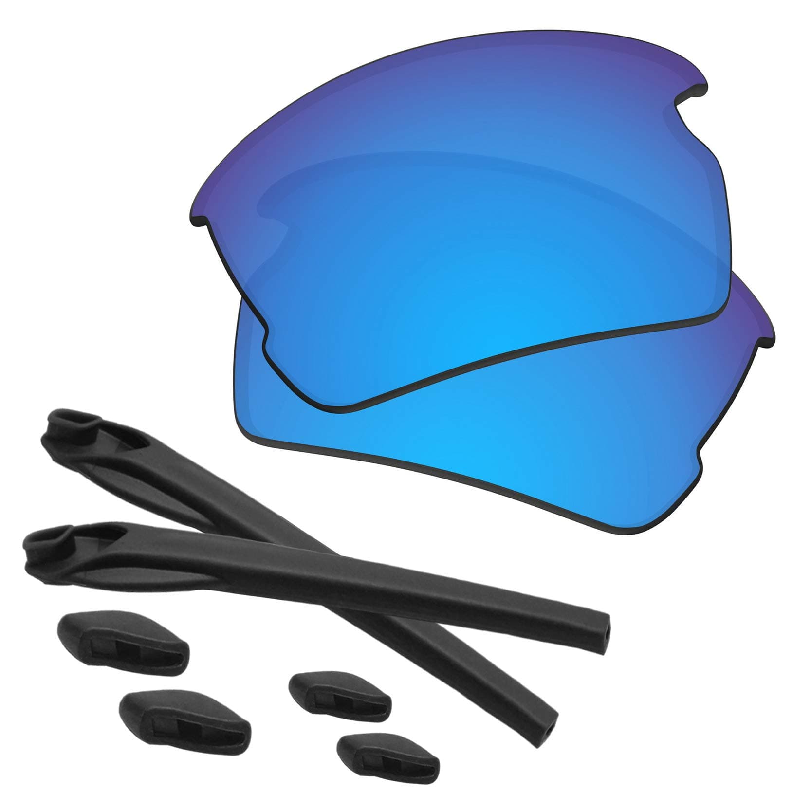 Flak 2.0 Lenses & Rubber Kits Replacement for Oakley Sunglass OO9295 Polarized