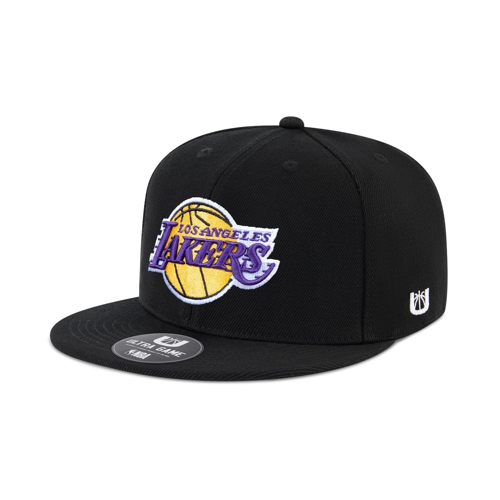 Men NBA Official Twill Snap Back Ultimate Black Baseball Cap Hat