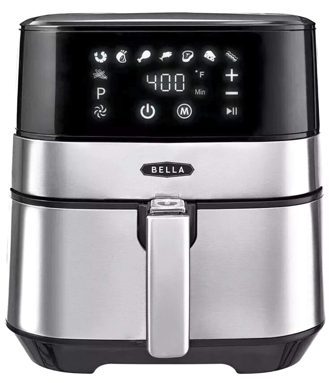 Bella - Pro Series 5.3-qt. Air Fryer - Stainless Steel