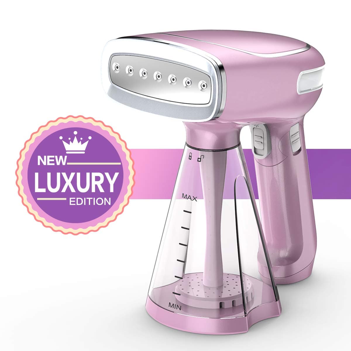 Clothes Steamer,1500W Handheld Garment Steamer & 250ml Steamer for Clothes,Three Steam Mode