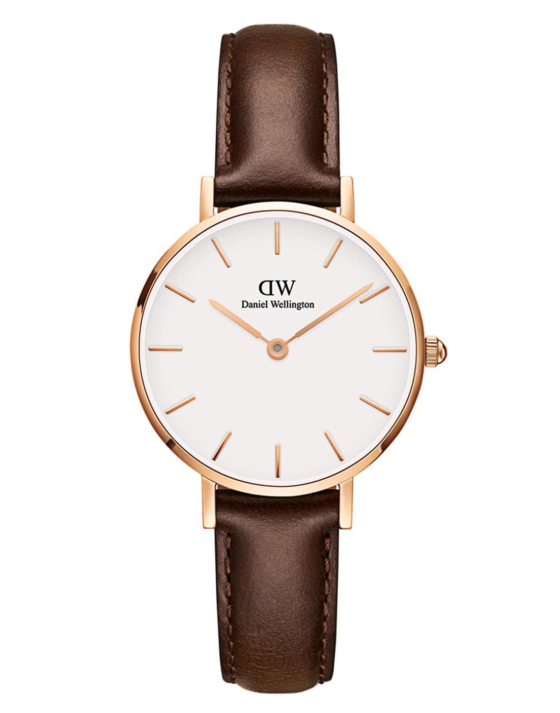 Women Classic Petite Bristol, Rose Gold 28 mm - DW00100227