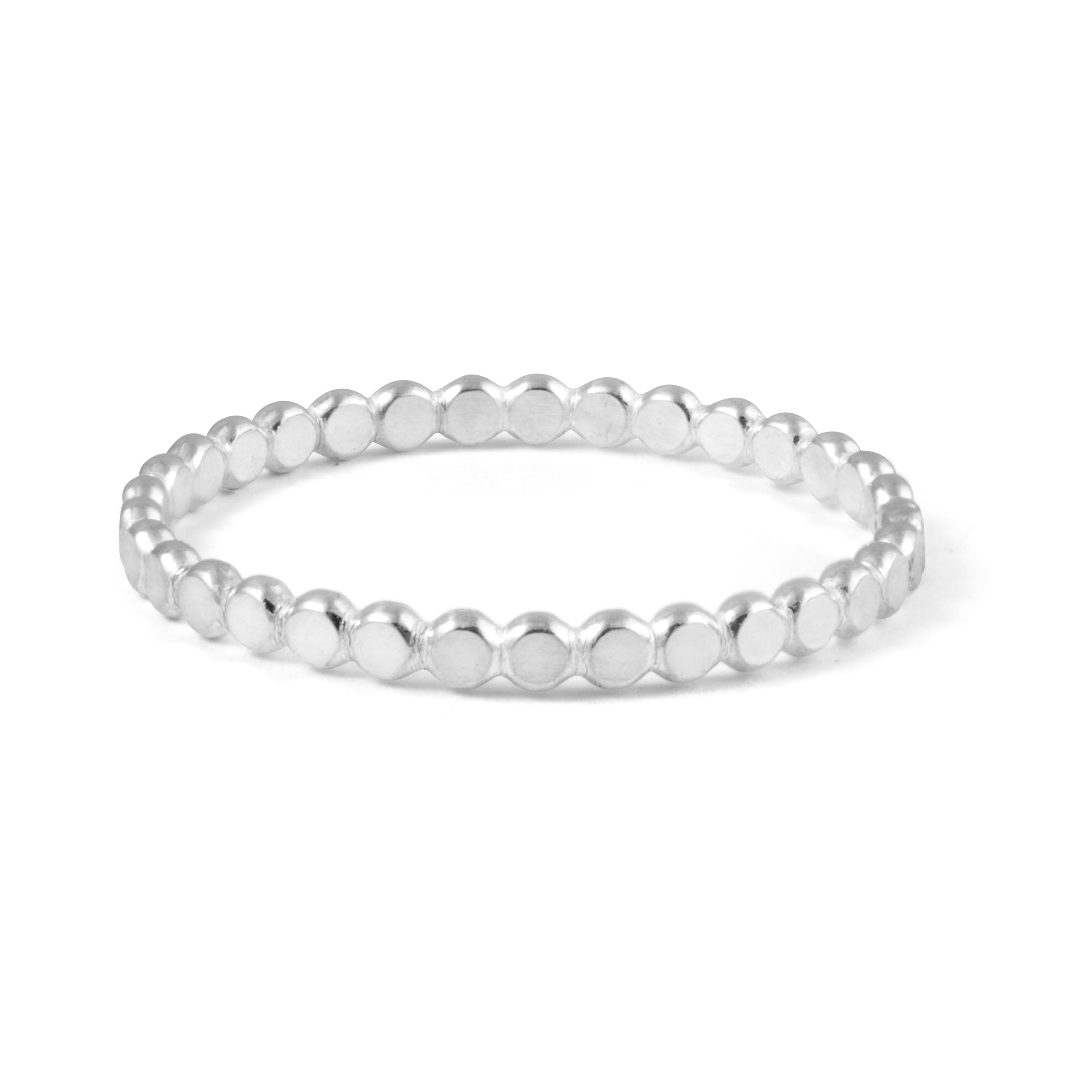 Handmade Studio925 Sterling Silver Stacking Rings Handmade In USA | Dainty Simple and Minimalist Silver Jewelry | Thin Silver Band | Trendy Gifts for Mom, Sister, Friend (10)