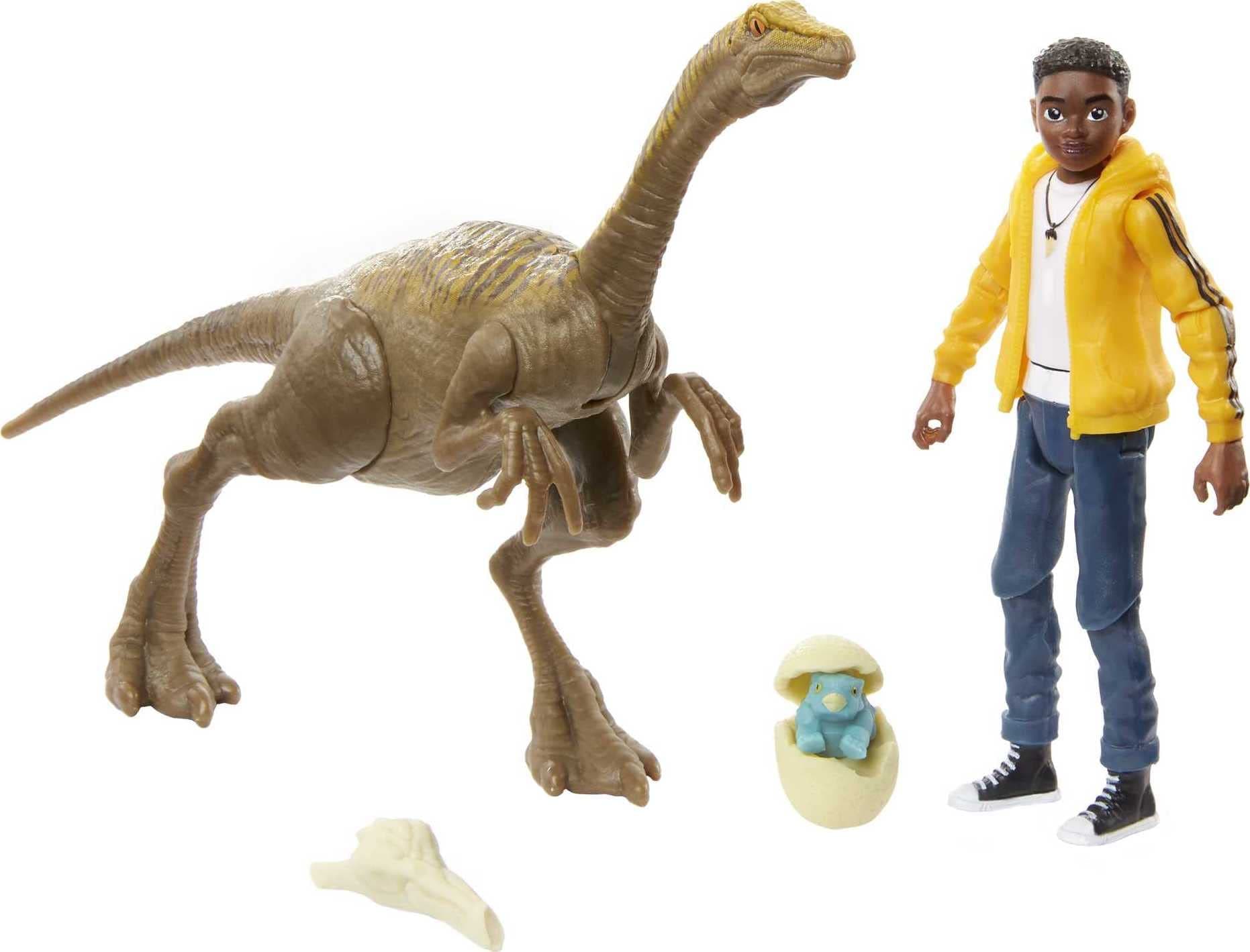 Mattel Mattel - Jurassic World Darious, Gallimimus, Bumpy Egg & Raptor