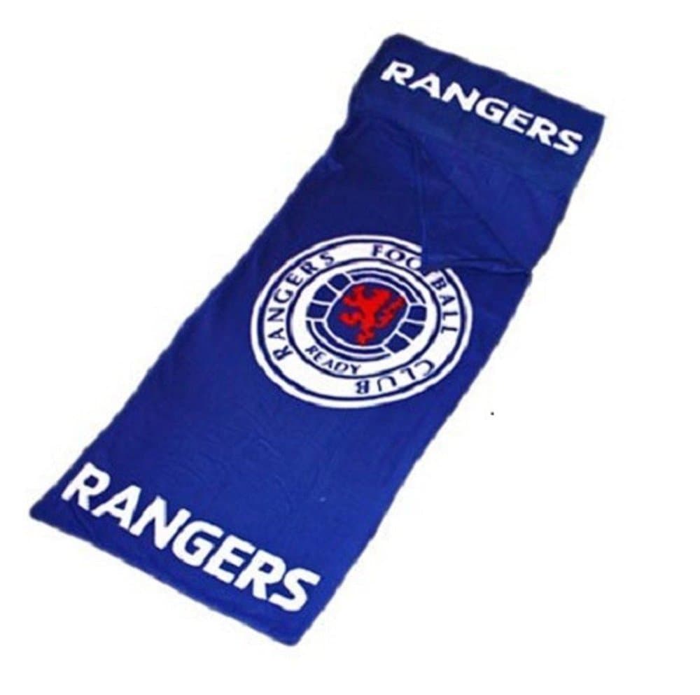 Lights and Linen Rangers Football Club Sleeping Bag 60 x 150cm