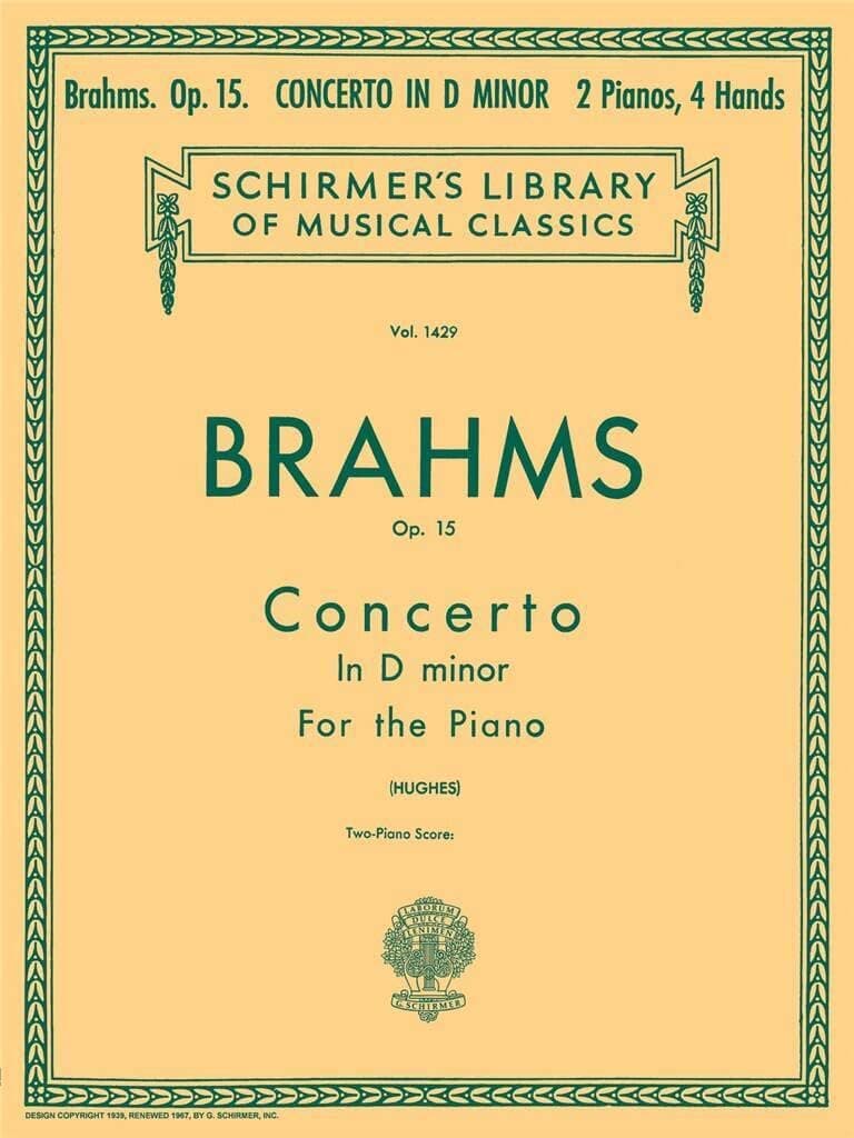 Concerto No. 1 in D Minor, Op. 15 (2-piano score): Schirmer Library of Classics Volume 1429 National Federation of Music Clubs 2024-2028 Piano Duet