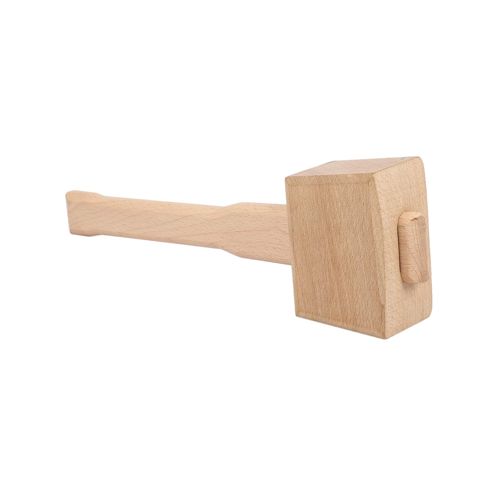 Fayme 250mm Beech Solid Carpenter Wood Wooden Mallet Hammer Handle Woodworking Tool
