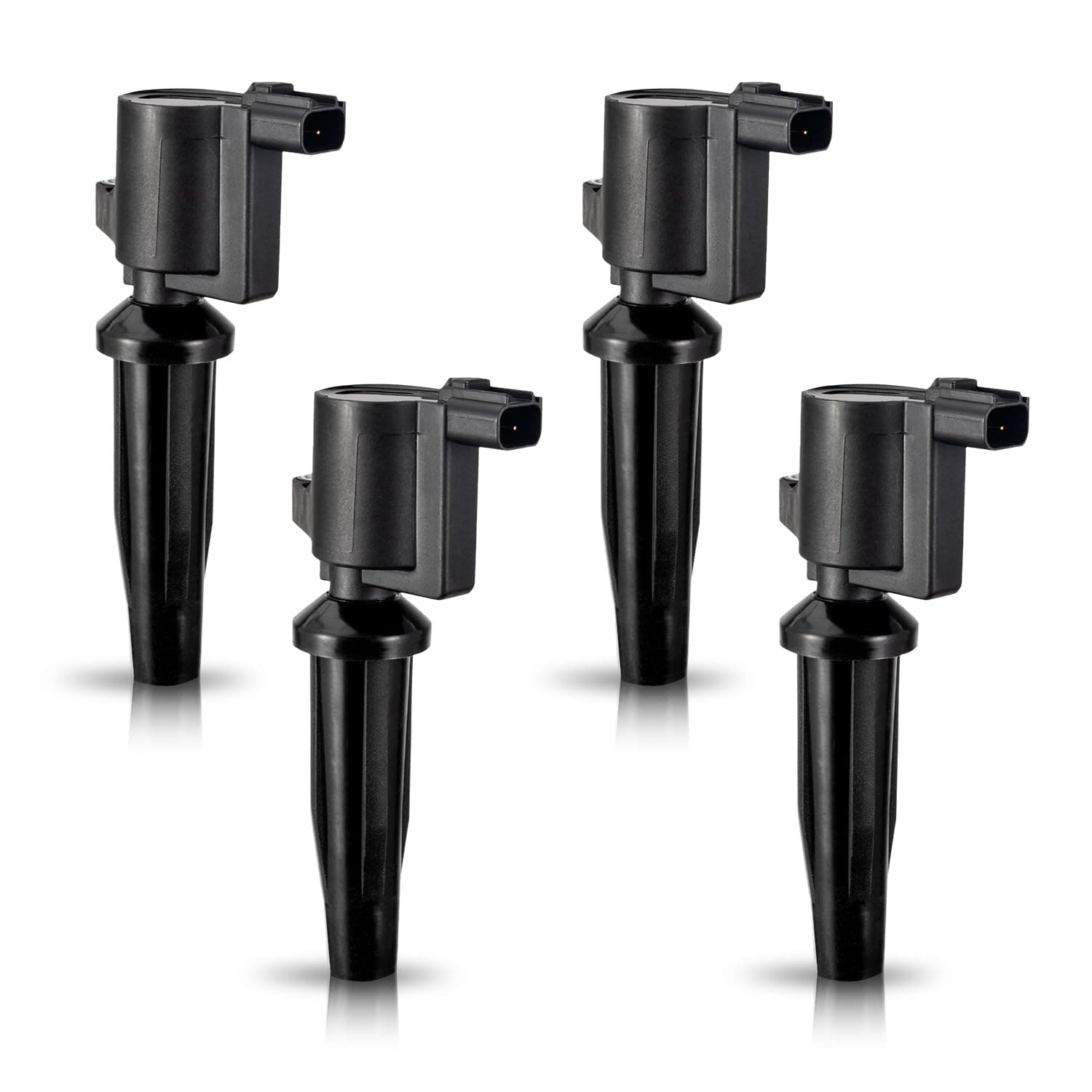 ENA Set of 4 Ignition Coil Pack Compatible with Ford Mazda Mercury Escape Focus Tribute Mariner Transit Connect Fusion Ranger MKZ CMax 2.0L 2.3L 2.5L DOHC Replacement for FD505 DG501 DG504 DG541 DG507