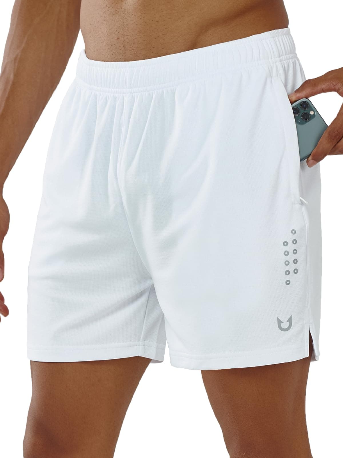 Men's 5"/7"/10" Athletic Basketball Shorts Workout Gym Quick Dry Shorts Lightweight Mesh Running Shorts Tennis