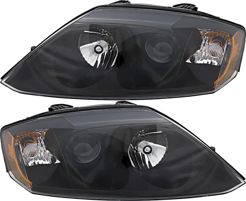 Compatible with Hyundai Tiburon Headlights Lamps Set 2005 Halogen Driver and Passenger Side